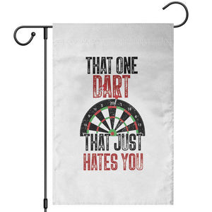 That One Dart That Just Hates You Garden Flag Funny Dartist Gift TS12 White Print Your Wear