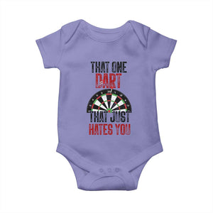 That One Dart That Just Hates You Baby Onesie Funny Dartist Gift TS12 Violet Print Your Wear