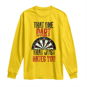 That One Dart That Just Hates You Long Sleeve Shirt Funny Dartist Gift TS12 Daisy Print Your Wear