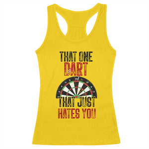 That One Dart That Just Hates You Racerback Tank Top Funny Dartist Gift TS12 Daisy Print Your Wear
