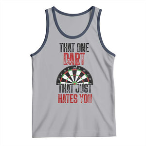 That One Dart That Just Hates You Tank Top Funny Dartist Gift TS12 Athletic Heather Navy Print Your Wear