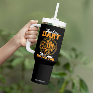 Funny Dartist Pub Game Tumbler With Handle That One Dart That Just Hates You TS12 Print Your Wear