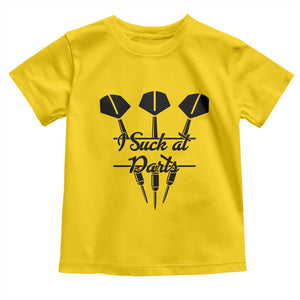 Funny I Suck At Darts Toddler T Shirt Bar Game Lover Dartist Gift TS12 Daisy Print Your Wear