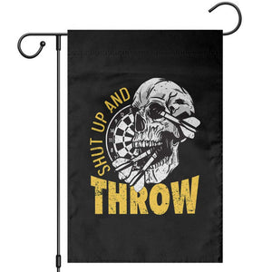 Funny Skeleton Darts Player Garden Flag I Suck At Darts TS12 Black Print Your Wear