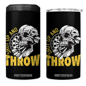 Funny Skeleton Darts Player 4 in 1 Can Cooler Tumbler I Suck At Darts TS12 One Size: 16 oz Black Print Your Wear