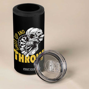 Funny Skeleton Darts Player 4 in 1 Can Cooler Tumbler I Suck At Darts TS12 Print Your Wear