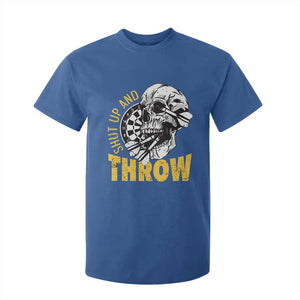 Funny Skeleton Darts Player T Shirt For Kid I Suck At Darts TS12 Royal Blue Print Your Wear