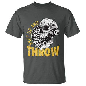 Funny Skeleton Darts Player T Shirt I Suck At Darts TS12 Dark Heather Print Your Wear