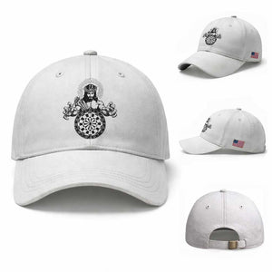 Funny Christian Dartist Gift Baseball Cap Jesus Bullseye Shooter TS12 Baseball Cap Universal Fit White Print Your Wear