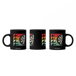Vintage Darts Player Christian Faith Gift Coffee Mug Jesus Bullseye Shooter TS12 Print Your Wear