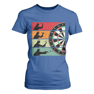 Vintage Darts Player Christian Faith Gift T Shirt For Women Jesus Bullseye Shooter TS12 Royal Blue Print Your Wear