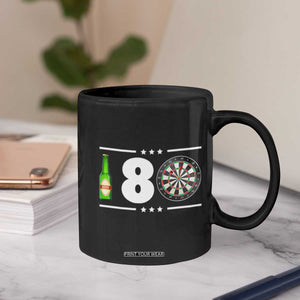 Darts Master 180 And Beer Coffee Mug Funny Bullseye Shooter Gift TS12 Print Your Wear