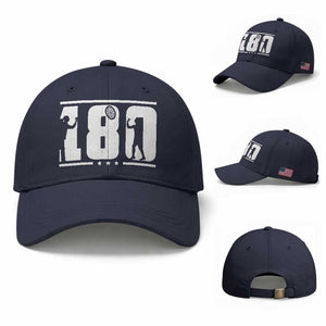 Darts 180 Max Score Player Baseball Cap Darts Fan Gift TS12 Baseball Cap Universal Fit Navy Print Your Wear