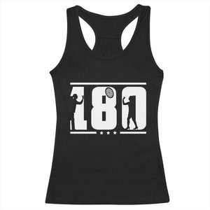 Darts 180 Max Score Player Racerback Tank Top Darts Fan Gift TS12 Black Print Your Wear
