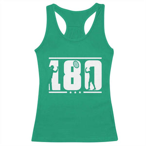 Darts 180 Max Score Player Racerback Tank Top Darts Fan Gift TS12 Irish Green Print Your Wear