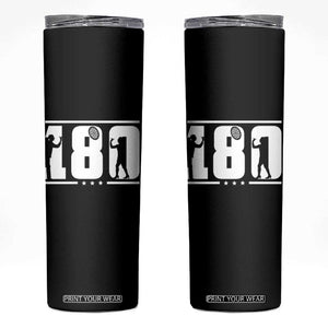 Darts 180 Max Score Player Skinny Tumbler Darts Fan Gift TS12 Black Print Your Wear
