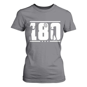Darts 180 Max Score Player T Shirt For Women Darts Fan Gift TS12 Charcoal Print Your Wear