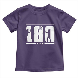 Darts 180 Max Score Player Toddler T Shirt Darts Fan Gift TS12 Purple Print Your Wear