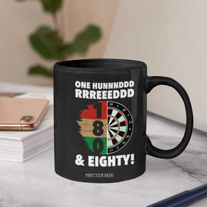 One Hundred And Eighty Coffee Mug Funny Darts Player Gift TS12 Print Your Wear