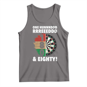 One Hundred And Eighty Tank Top Funny Darts Player Gift TS12 Deep Heather Print Your Wear