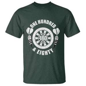 Triple 20 Master Dartist Gift T Shirt One Hundred And Eighty TS12 Dark Forest Green Print Your Wear