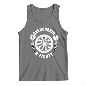 Triple 20 Master Dartist Gift Tank Top One Hundred And Eighty TS12 Black Heather Print Your Wear