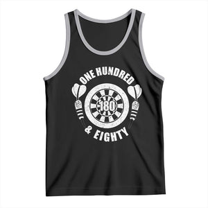 Triple 20 Master Dartist Gift Tank Top One Hundred And Eighty TS12 Black Athletic Heather Print Your Wear
