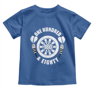 Triple 20 Master Dartist Gift Toddler T Shirt One Hundred And Eighty TS12 Royal Blue Print Your Wear