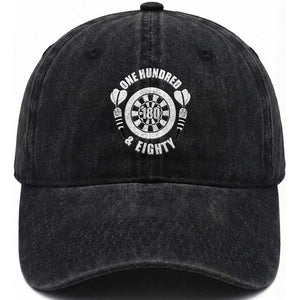 Triple 20 Master Dartist Gift Washed Cotton Baseball Cap One Hundred And Eighty TS12 Print Your Wear
