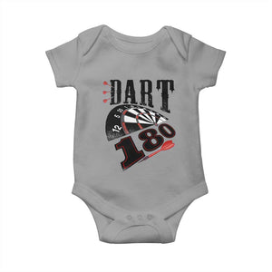 Max Score 180 Darts Lover Baby Onesie Darts Team Party Gift TS12 Sport Gray Print Your Wear