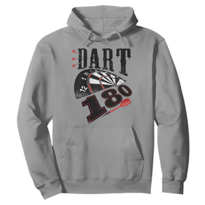 Max Score 180 Darts Lover Hoodie Darts Team Party Gift TS12 Sport Gray Print Your Wear