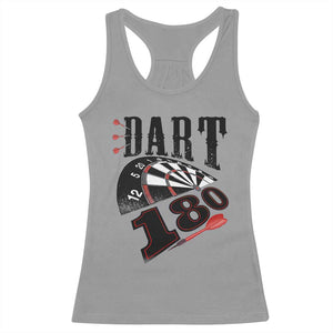 Max Score 180 Darts Lover Racerback Tank Top Darts Team Party Gift TS12 Sport Gray Print Your Wear