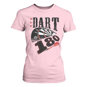 Max Score 180 Darts Lover T Shirt For Women Darts Team Party Gift TS12 Light Pink Print Your Wear