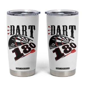 Max Score 180 Darts Lover Tumbler Cup Darts Team Party Gift TS12 White Print Your Wear