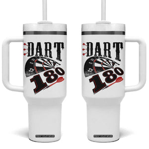 Max Score 180 Darts Lover Tumbler With Handle Darts Team Party Gift TS12 One Size: 40 oz White Print Your Wear