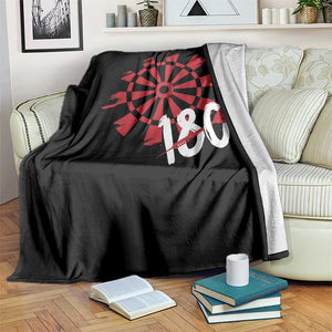 Triple 20 Master Dartist Throw Blanket Funny Pub Games Drinking Gift - Print Your Wear