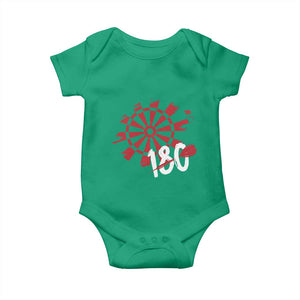 Triple 20 Master Dartist Baby Onesie Funny Pub Games Drinking Gift TS12 Irish Green Print Your Wear