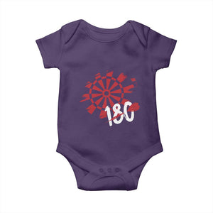 Triple 20 Master Dartist Baby Onesie Funny Pub Games Drinking Gift TS12 Purple Print Your Wear