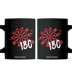 Triple 20 Master Dartist Coffee Mug Funny Pub Games Drinking Gift - Print Your Wear