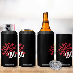 Triple 20 Master Dartist 4 in 1 Can Cooler Tumbler Funny Pub Games Drinking Gift - Print Your Wear