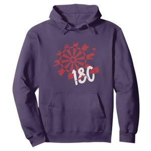 Triple 20 Master Dartist Hoodie Funny Pub Games Drinking Gift TS12 Purple Print Your Wear