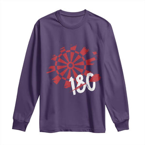 Triple 20 Master Dartist Long Sleeve Shirt Funny Pub Games Drinking Gift TS12 Purple Print Your Wear
