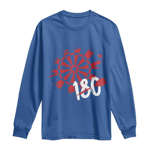 Triple 20 Master Dartist Long Sleeve Shirt Funny Pub Games Drinking Gift TS12 Royal Blue Print Your Wear