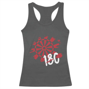 Triple 20 Master Dartist Racerback Tank Top Funny Pub Games Drinking Gift TS12 Dark Heather Print Your Wear