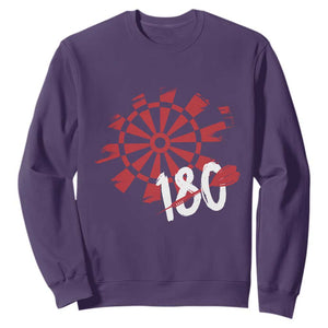 Triple 20 Master Dartist Sweatshirt Funny Pub Games Drinking Gift TS12 Purple Print Your Wear