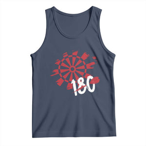 Triple 20 Master Dartist Tank Top Funny Pub Games Drinking Gift TS12 Navy Print Your Wear