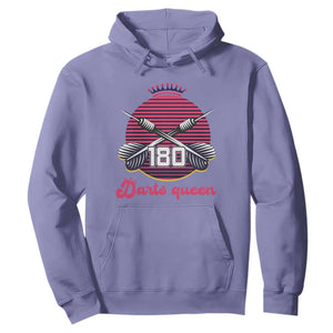 Darts Queen 180 Max Score Hoodie Funny Bullseye Shooter Gift TS12 Violet Print Your Wear