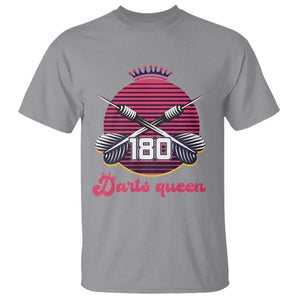 Darts Queen 180 Max Score T Shirt Funny Bullseye Shooter Gift TS12 Sport Gray Print Your Wear