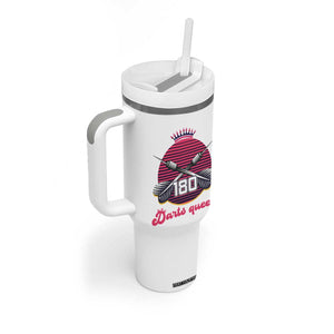 Darts Queen 180 Max Score Tumbler With Handle Funny Bullseye Shooter Gift TS12 Print Your Wear