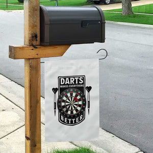 Darts Makes Everything Better Garden Flag Darts Lover Gift TS12 Print Your Wear